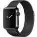 Band For Apple Watch Series 5 / SE / 6 Size 40mm Light Stainless Steel Milanese Loop Band from Smart Stuff - Black