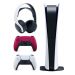 Sony PlayStation 5 Digital Edition, 16GB GDDR6 RAM, with 2 DualSense Wireless Controllers, and 3D Wireless Gaming Headset, White- PS5-DE-14
