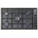 Elba Gas Built-in Hob, 900mm, 5 Burners, Black - EN95-545 ANT