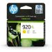 خرطوشة حبر اتش بي 920XL، اصفر - CD974AE