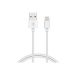 كابل لايتنينج USB، طول 1 متر - ابيض
