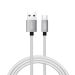 كابل USB-A إلى USB-C سيا للشحن ونقل البيانات، 1.5 متر، فضي - SI-CB0024S