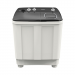 TORNADO Top Load Half Automatic Washing Machine, 12 Kg , White and Black - TMH-HS12C(WK)