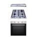 Purity Gas Built-in Hob, 60cm, 4 Burners, Stainless Steel - HPT604S, with PIATTA Island Hood, 60 CM, and Built-in Gas Oven with Grill, 65 Liters - OPT601GG