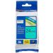 Brother Label Tape, 24 mm x 8 Meters, Black on Green - TZe-751