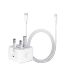 USB Type-C Charger with Lightning Cable, 20 Watts - White