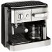 Delonghi Combi Espresso & Filter Coffee Machine, 15 Bar, 1750 Watt, Silver - BCO 420