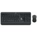 Logitech Advanced Wireless Keyboard and Mouse Combo, Black - MK540