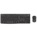 Logitech Silent Wireless Keyboard and Mouse Combo, Black - MK295 