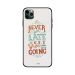 جراب ظهر بطبعة عبارة Never Too Late To Get لابل ايفون 11 برو ماكس