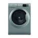 Ariston Front Load Inverter Washing Machine, 8 Kg, Silver - NM11 823 SS EG