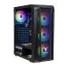 AHW Tower PC, Intel Core i5-12400F, 1TB HDD, 256GB SSD, 8GB RAM, ZOTAC Gaming GeForce RTX 4060 Ti 8GB - Black