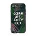 جراب ظهر بطبعة عبارة Ocean Air Salty Hair لابل ايفون 7