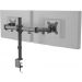 Hjh Office Dual Arm Holder for 13 to 27 Inch Monitors, Black - 802000