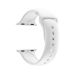 Silicone Smart Watch Strap for Apple Watch, 42-44 mm - White