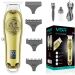 VGR Rechargeable Hair Trimmer, Wet and Dry, Gold- V-920