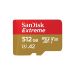 بطاقة ذاكرة مايكرو SD سانديسك اكستريم، 512 جيجا - احمر وذهبي - SDSQXAV-512G-GN6MN