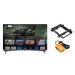 Haier 43 Inch FHD Smart LED TV with Built-in Receiver - H43K80EF with Wall Mount - Black and iLock Mini Power Strip, 3 Outlet, 2500 Watt - Yellow and Black