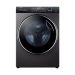 Haier Front Load Full Automatic Washing Machine, Super Drum, Inverter Motor, 15Kg, 1400 RPM, Black - HW150-BP14986ES8