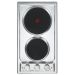 Elba Electric Built-in Hob, 300mm, 2 Burners, Stainless steel - EN30-02TXD
