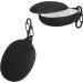 kwmobile Silicone Case Compatible with Anker Soundcore Liberty 3 Pro - Case Protective Cover for Headphones - Black