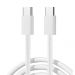 كابل شحن ونقل بيانات USB-C جوي روم بن سيريس بتصميم مضفر، 60 وات، طوله 1 متر، ابيض - S-A45