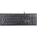A4tech Wired Keyboard, Black - KR-92