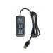 USB Hub 4 in 1, 4 Ports, Black - P-901