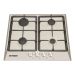 Fresh Built-In Gas Hob, 4 Burners, Stainless Steel, 60 cm - HHFB60CMSF