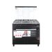 Fresh Plaza Gas Cooker, 5 Burners, Black - 17303