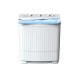Fresh Diamond Top Load Half Automatic Washing Machine, With Dryer, 8 KG, White- FWT800PD