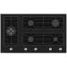 Teva Gas Built-in Hob, 90cm, 5 Burners, Black - NT145