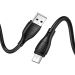 كابل مايكرو USB هوكو، 1 متر، اسود - X61