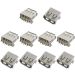 Arduino USB Connector on PCB A Type Female Jack (10 Pieces)