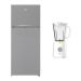 Beko No-Frost Top Freezer Refrigerator, 430 Liters, Inverter, Silver - RDNE430K02DXI, with Blender, 1.5 Liters, 600 Watt - TBN 62608 W