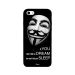جراب ظهر بطبعة عبارة If You Wont Let Us Dream We Sleep لابل ايفون 5S