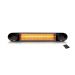 Veito Electric Wall Mounted Heater with Remote Control, 2500 Watt - Black