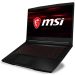 MSI GF63 Thin 10UD Gaming Laptop, Intel Core i7-10750H, 15.6 Inch FHD, 144Hz, 1TB HDD and 256GB SSD, 16GB RAM, NVIDIA RTX 3050 Ti Max-Q 4GB, Windows 10 - Black