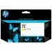 HP DesignJet 72Y Ink Cartridge For HP Printers, Yellow - C9373A