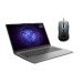 Lenovo LOQ 15IAX9E Laptop, Intel Core i5-12450HX, 512GB SSD, 16GB RAM, 15.6 Inch FHD IPS 144Hz Display, NVIDIA GeForce RTX 4050 6GB, Dos,  Luna Grey , with M100 Wired Gaming Mouse