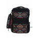 Gharibo Bags School Backpack With Pencil Case For Kids, Motif Pattern - Black