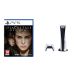Sony PlayStation 5, 1 Wireless Controller, White - CFI-1016A01 MEE, with A Plague Tale Requiem for PlayStation 5