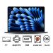 Apple MacBook Air M2 Chip with 8 Core CPU, 10 Core GPU, 256GB SSD, 8GB RAM, 15 Inch XDR Display, MacOS, Midnight - MQKW3D-A