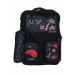 Gharibo Bags School Backpack With Pencil Case For Boys, Figures Pattern - Black