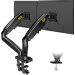NB Dual Monitor Stand, 17-30 Inch, Black - F160