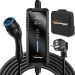 GUWIEYG Type 2 Electric Car Charging Cable, 16 A, 3.5 kW - Black
