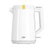 Beko Glow Electric Kettle, 2200W, 1.7 Liters, White - WKM 4215 W