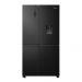 Hisense No-Frost Side By Side Refrigerator, 649 Liters, Inverter, Black - RS5N668SMFA1