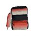 Gharibo Bags School Backpack With Pencil Case For Girls, Maze Pattern - Black and Light Red