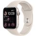 Apple Watch SE 2nd Gen 44mm Smart Watch with GPS, Starlight Aluminum Case - Starlight Sport Band